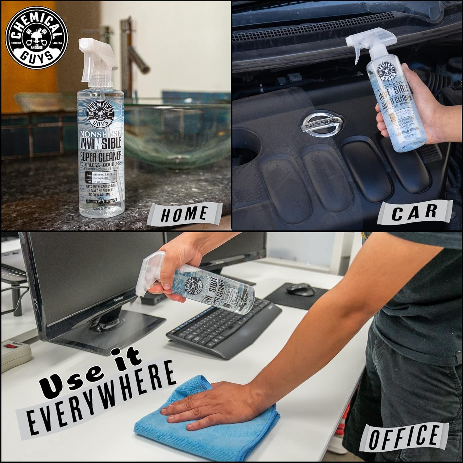 Chemical Guys Nonsense, Odorless Cleaner For Car Interior and Exterior All Purpo
