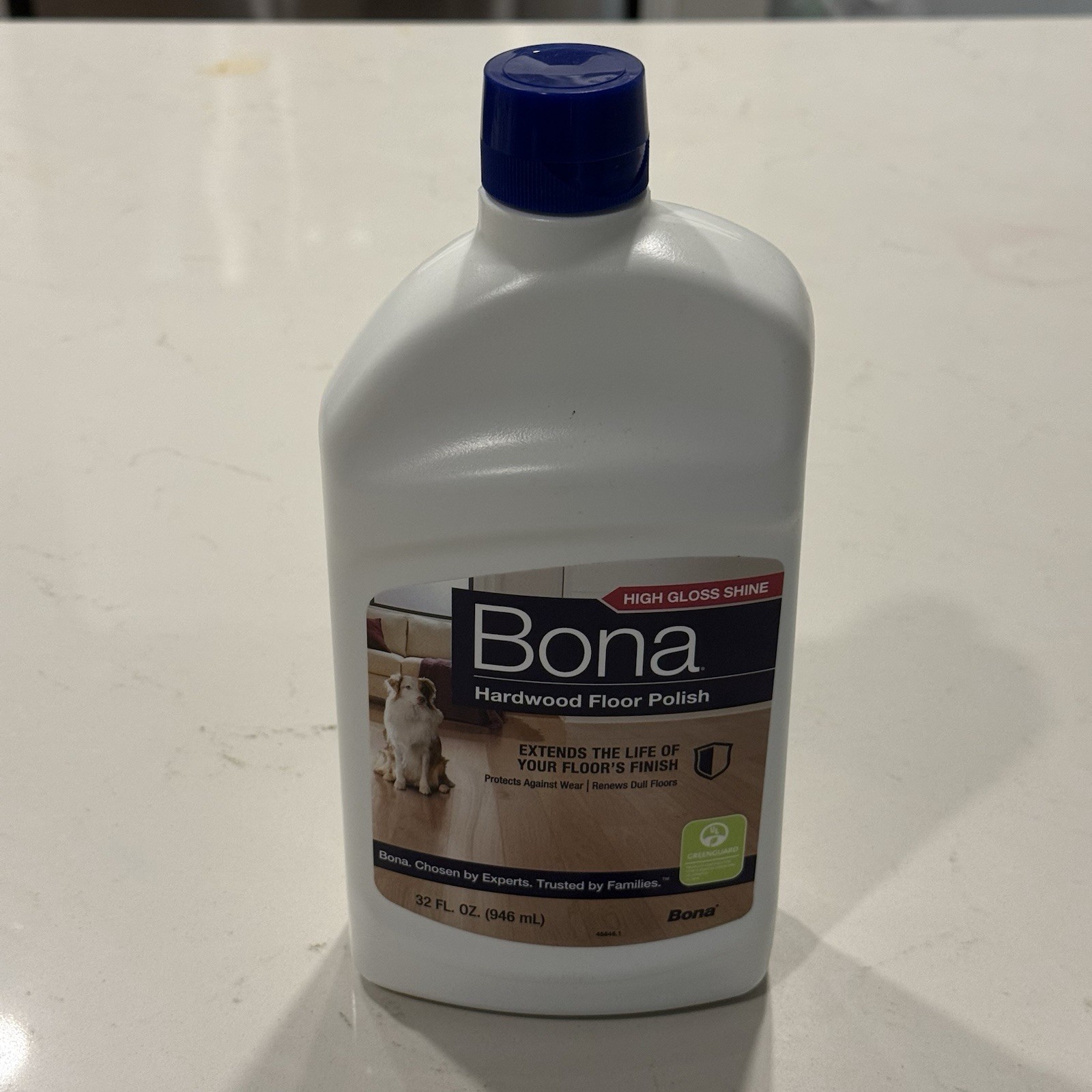 Bona Hardwood Floor Polish High Gloss Shine 32 FL. OZ. (946 mL)