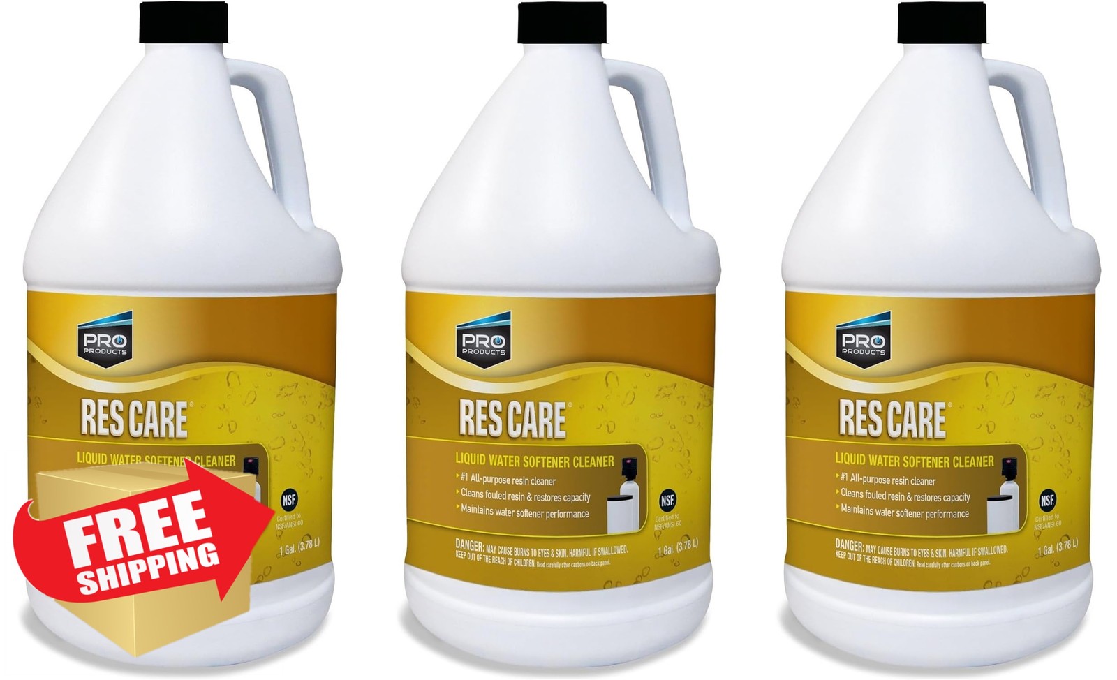 Pro Products ResCare RK02B All-Purpose Water Softener Cleaner Liquid Refill, …