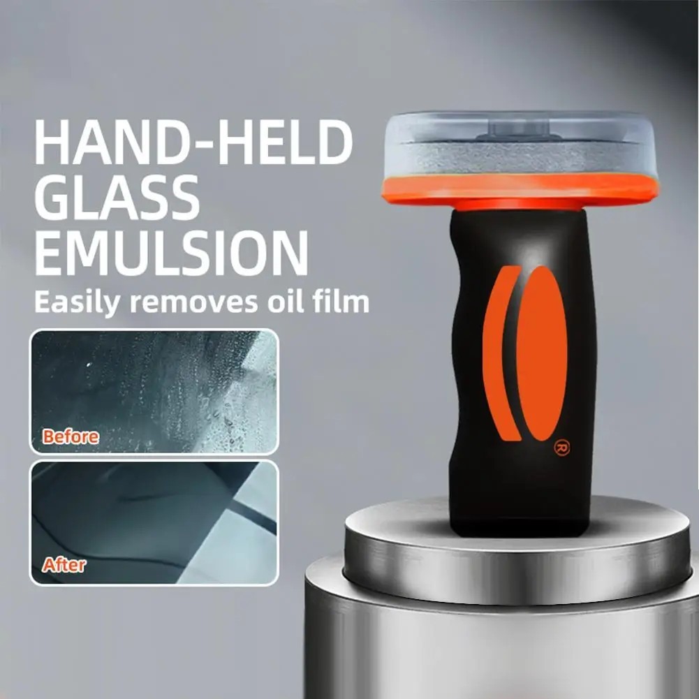 100g Car Windshield Oil Film Remover Glass Cleaner Anti Fog Rain Repellent Brush