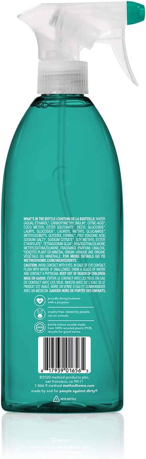 Foaming TUB+TILE CLEANER, Eucalyptus Mint, 28 Ounce, 1 Pack, Packaging May Vary