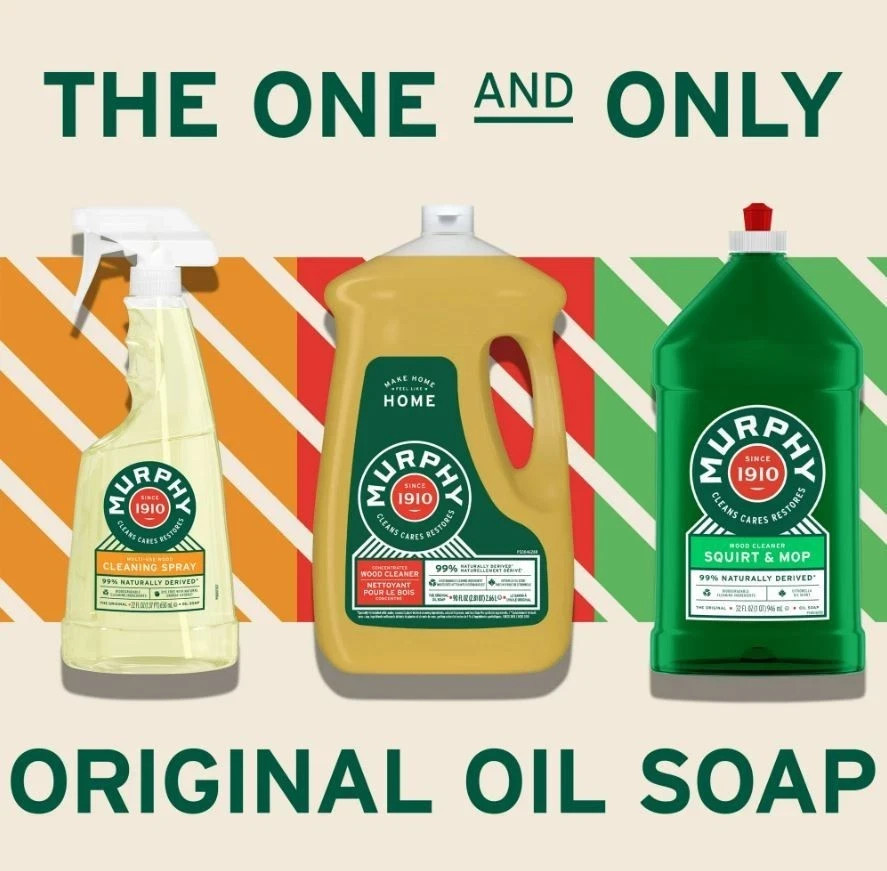 Murphy Oil Soap Cleaning Spray, Wood Cleaner, No-Rinse Floor Cleaner, Orange Sce