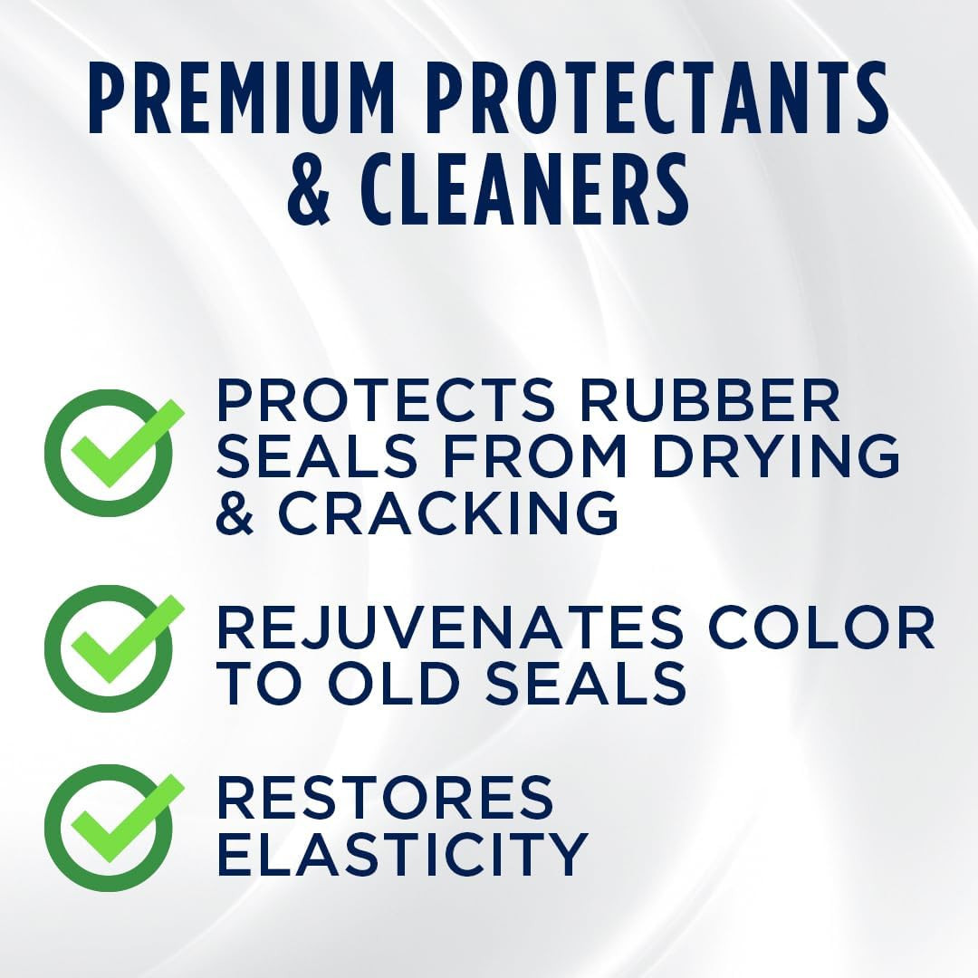 Conditions Rubber Seals to Help Prevent Cracking, Fading, and Drying.