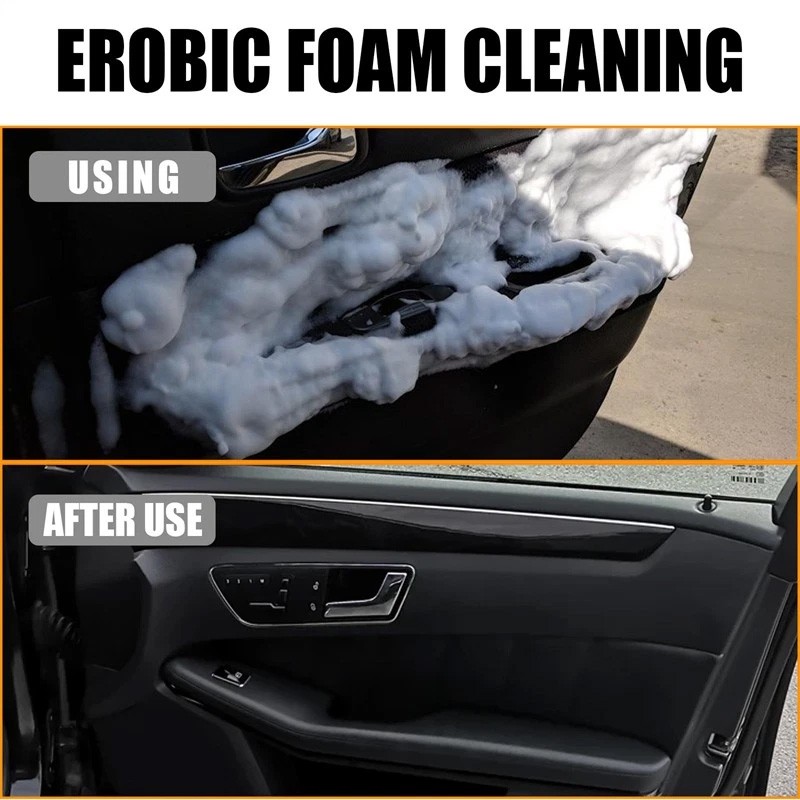 3PCS Multi Purpose Foam Cleaner for Car Detailing Seat Headliner Dashboard
