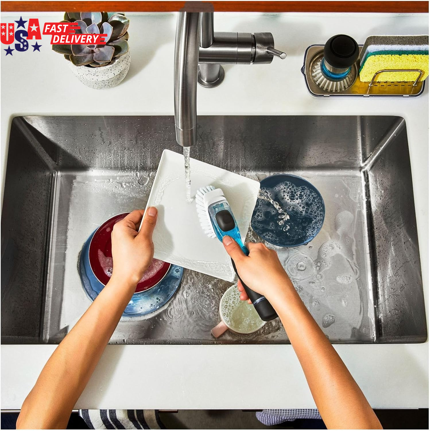 OXO Good Grips Soap Dispensing Dish Brush