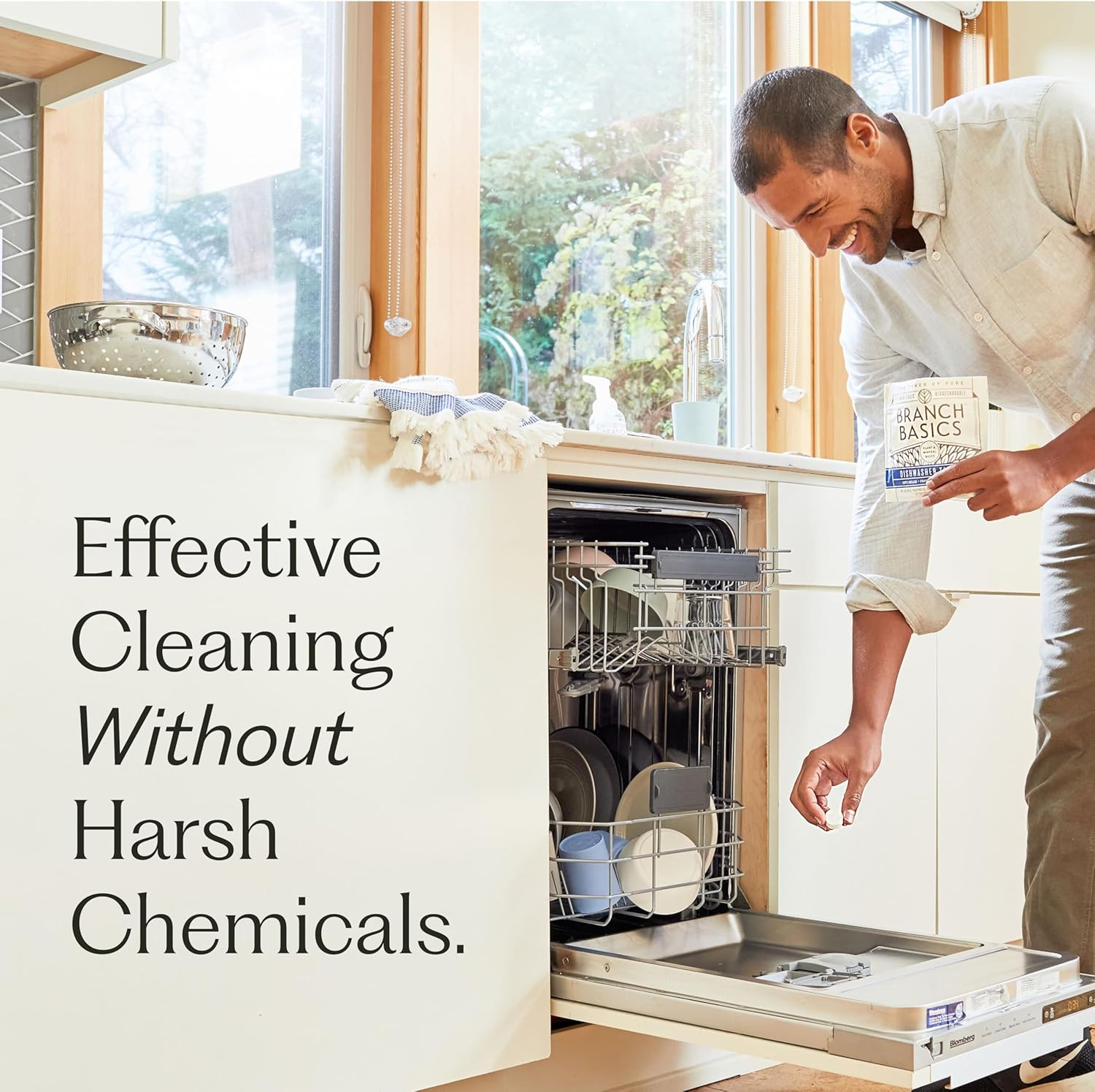 Dishwasher Tablets – 120 Ct | Plastic-Free, Fragrance-Free, Human-Safe | Deliver