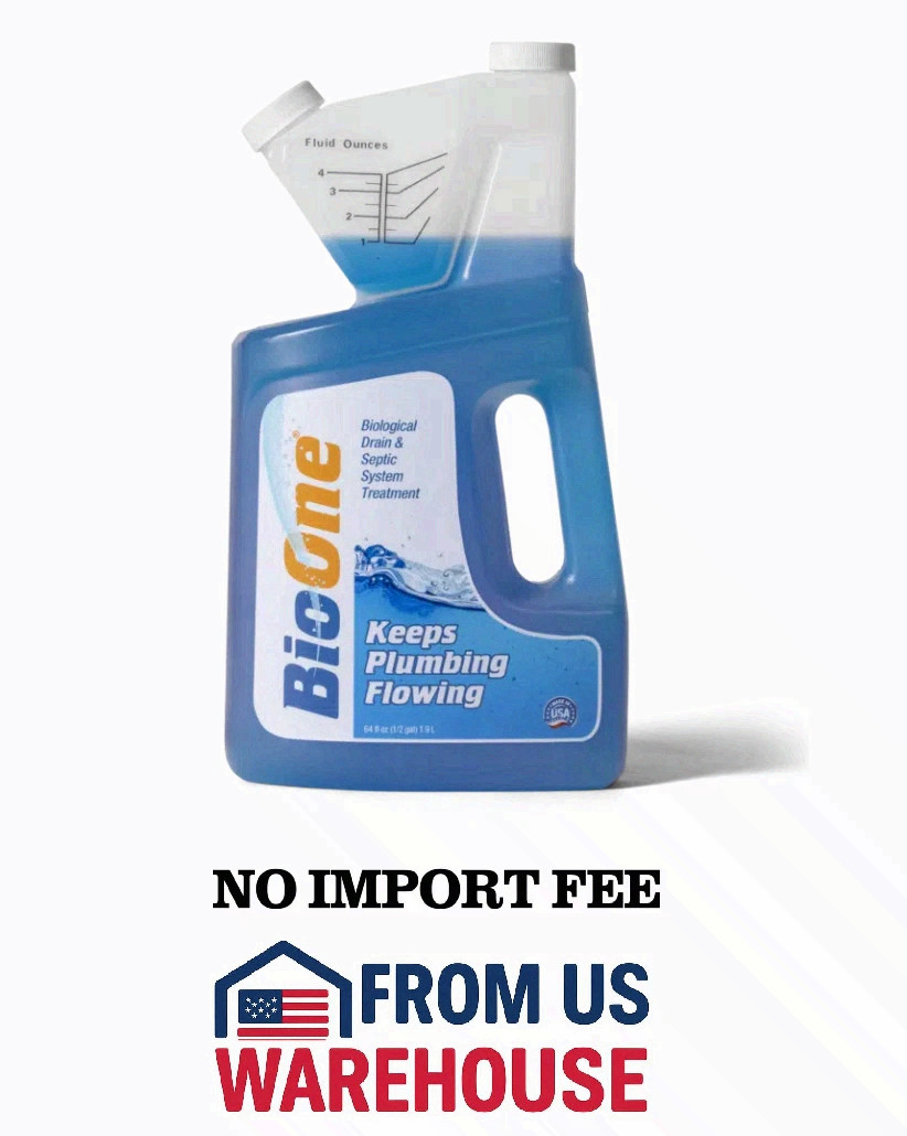 BioOne 64 oz. Liquid Drain and Septic System Maintainer, 64 ounce bottles New