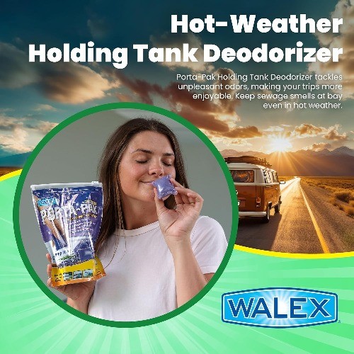 Porta-Pak Black Holding Tank Deodorizer Lavender Breeze 10 Count (Pack of 1)