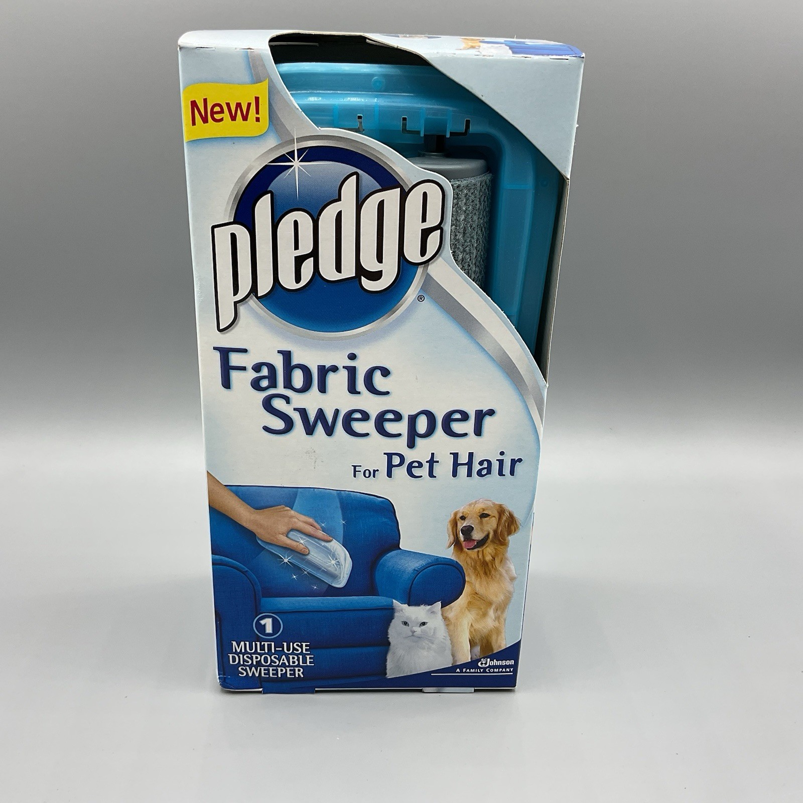 Pledge Pet Hair Fabric Sweeper Multi Use Discontinued New In Box