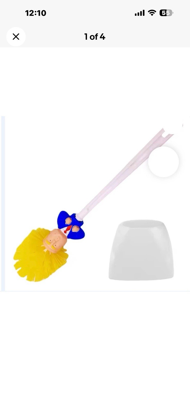 Funny Toilet Brush, Prank Toilet Brush Cleaner, Funny Toilet Scubber, Make