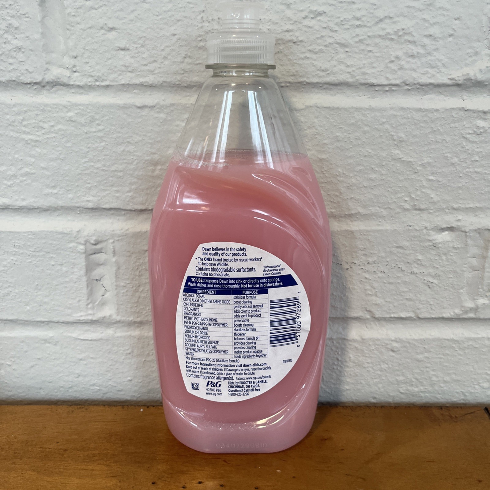 DAWN Pomegranate Rose Water Ultra Gentle Clean Dishwashing Soap