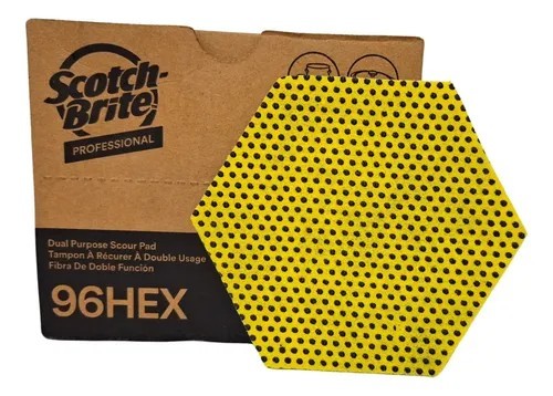 Scotch-Brite Dual Purpose Scour Pad, 5.8″ X 5″, Yellow/Black | 15/Case