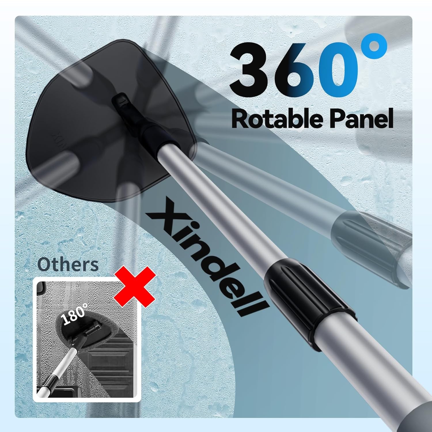 Reusable Microfiber Windshield Cleaning Kit Car Window Cleaner Tool with Glass
