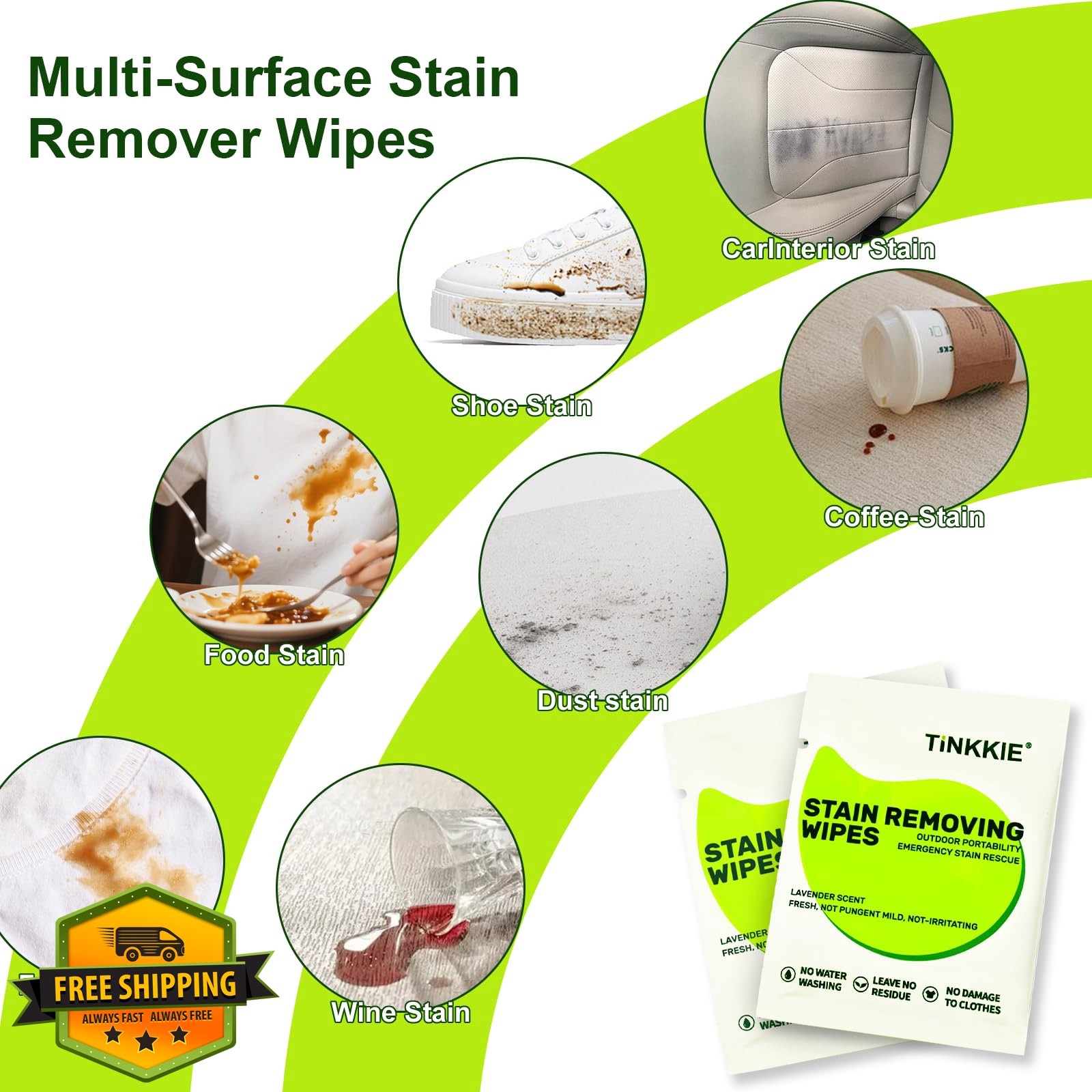 TiNKKiE 26 Stain Remover Wipes