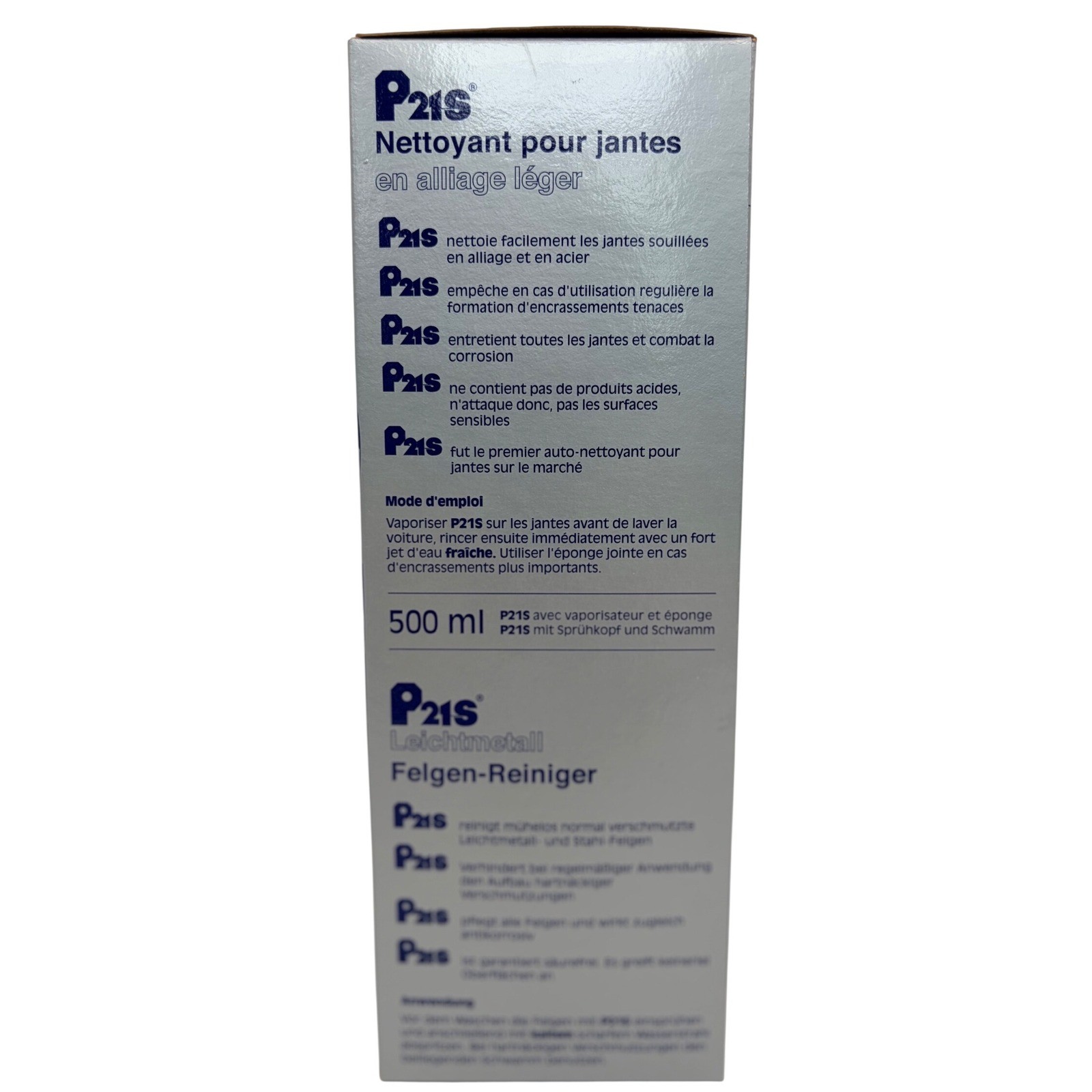 P21S High Performance Wheel Cleaner Kit 500ml Non-Acid pH-Controlled Germany