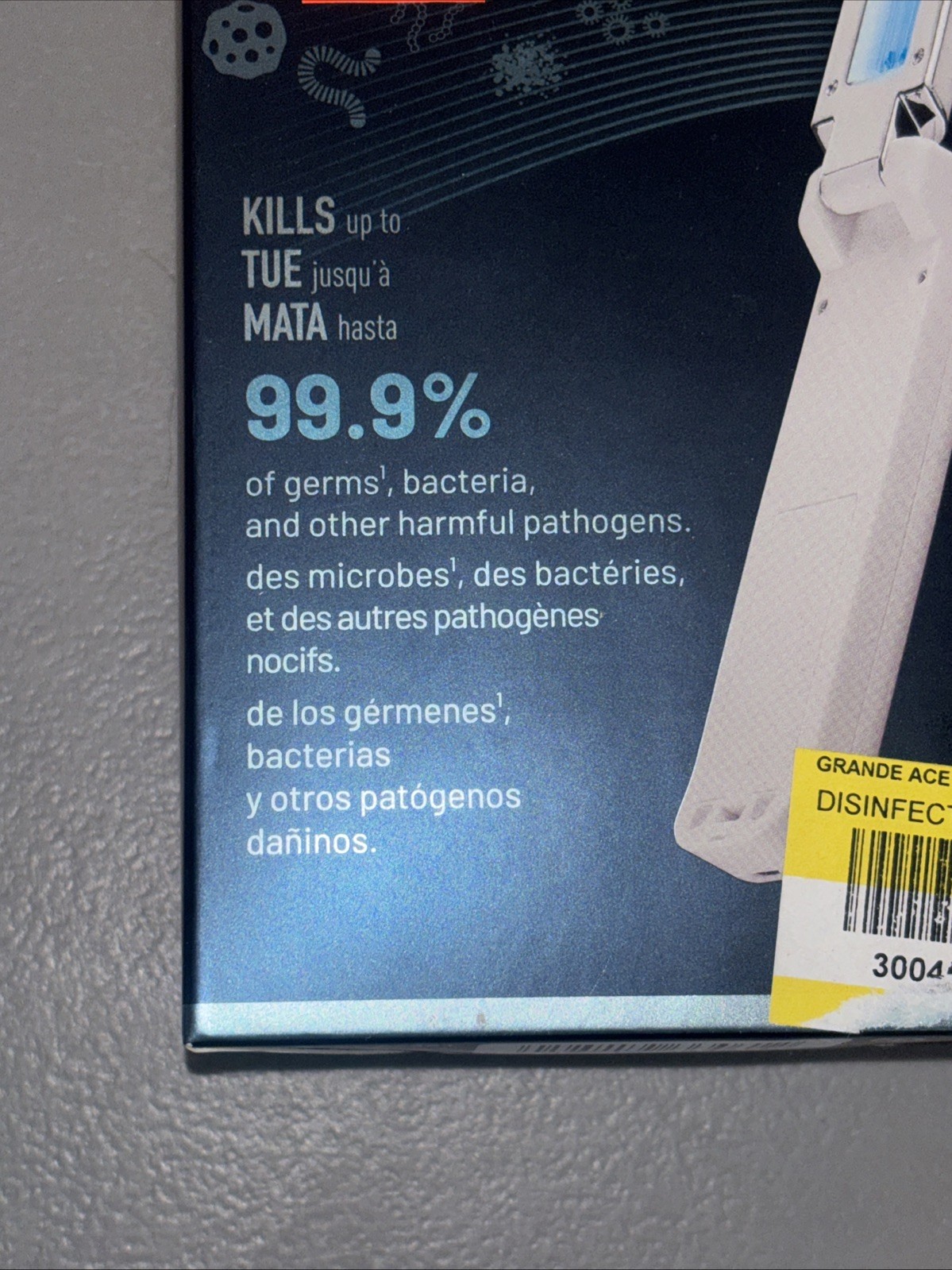 NEW UV-C Light Portable Disinfectant 254 Nm Quartz Wave Kills 99.9% Germs Bact
