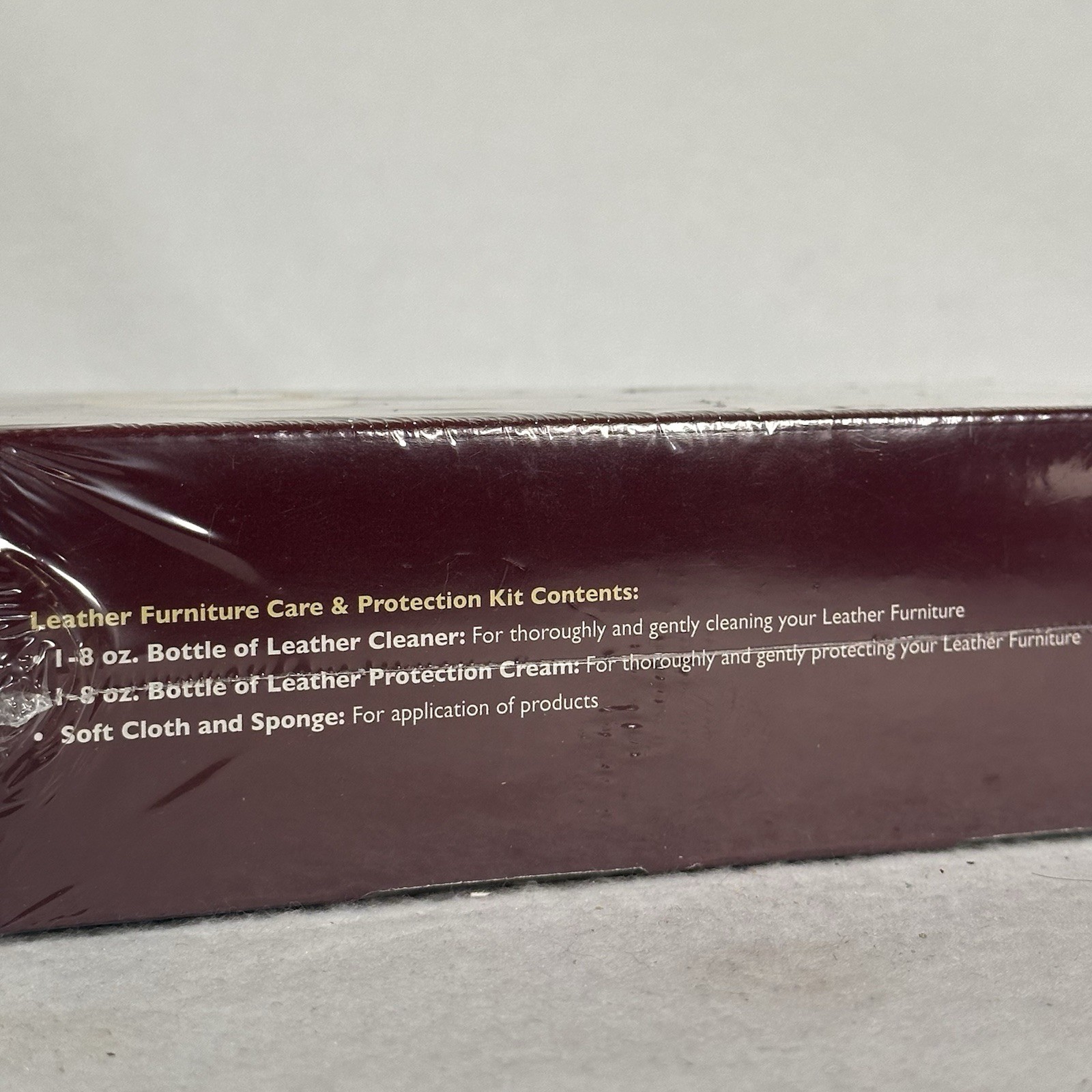 RC Willey Leather Furniture Care & Protection Kit Sealed