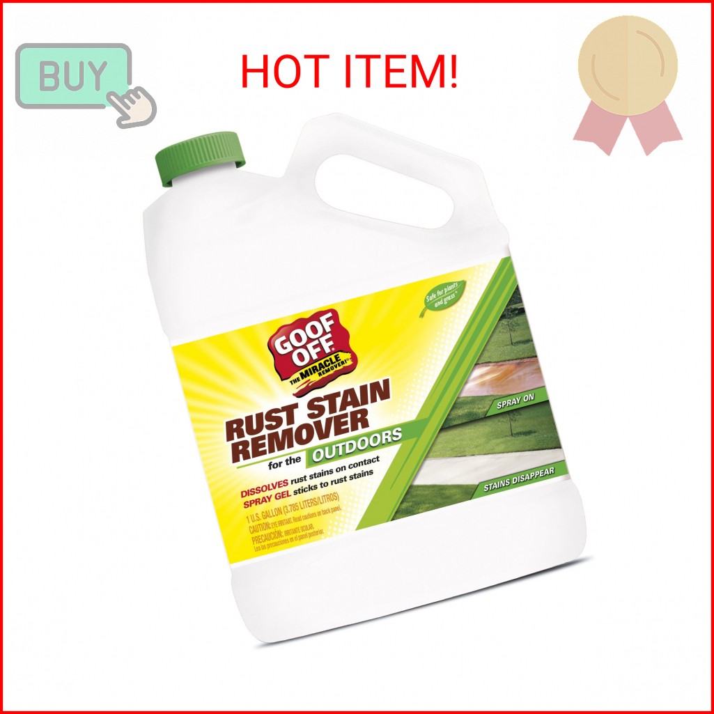 RustAid GSX00101 Goof Off Rust Stain Remover, 1 Gallon