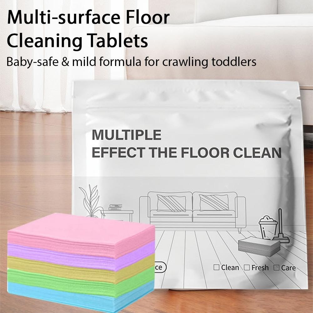 100pcs Multi-surface Floor Cleaning Tablets,Multiple Effect the floors Clean**