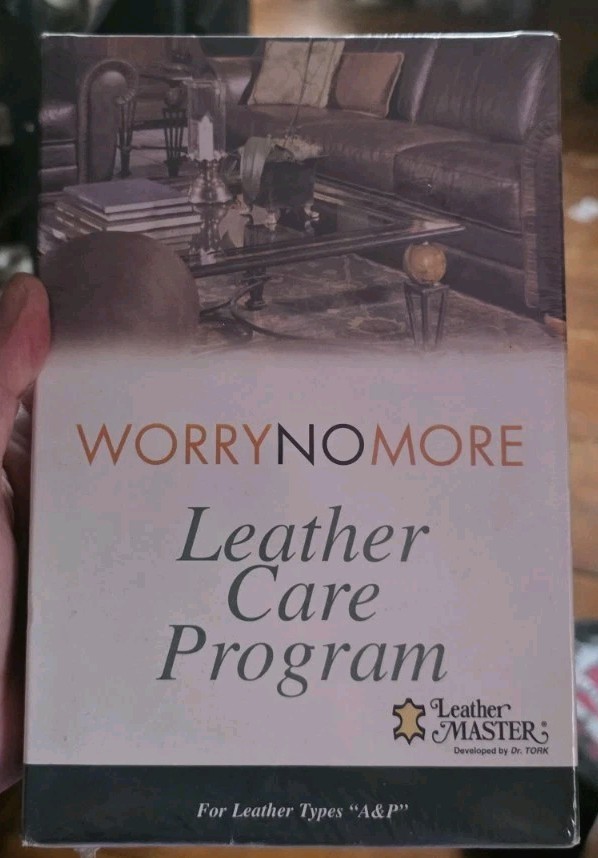 Worry No More Leather Care Program Leather Master Type A&P – New Sealed