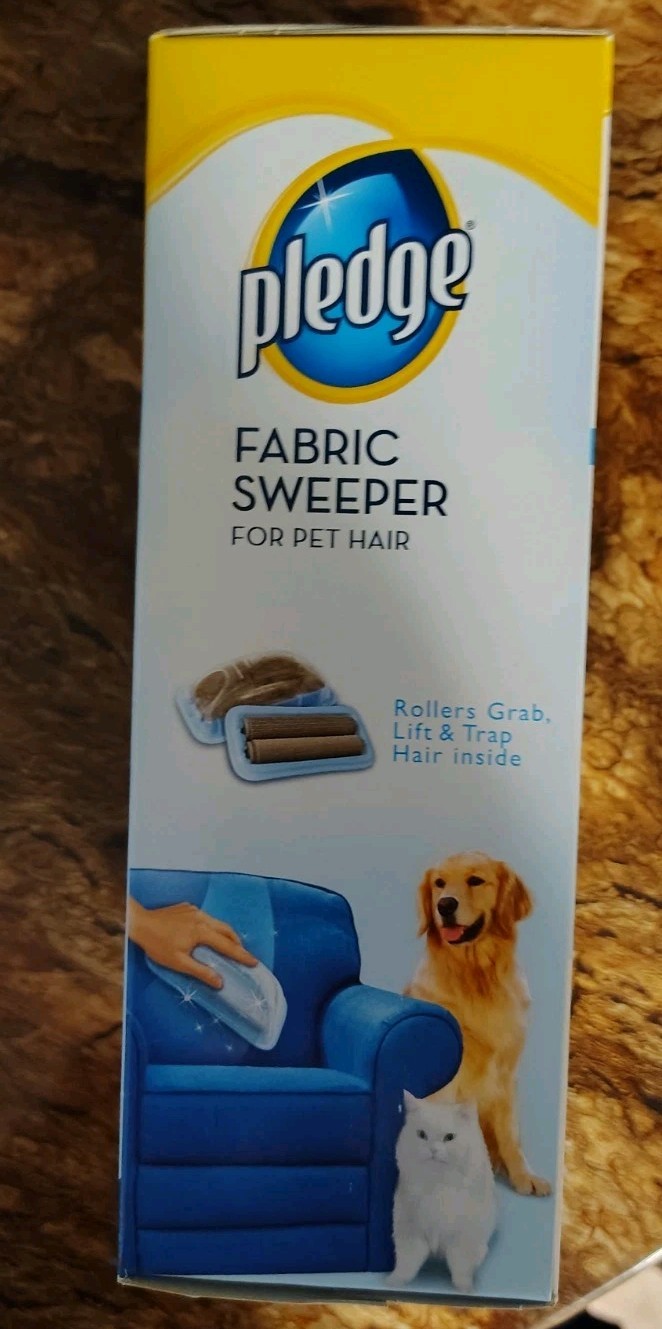 Pledge Fabric Sweeper for Pet Hair Multi-Use Disposable Sweeper Johnson New