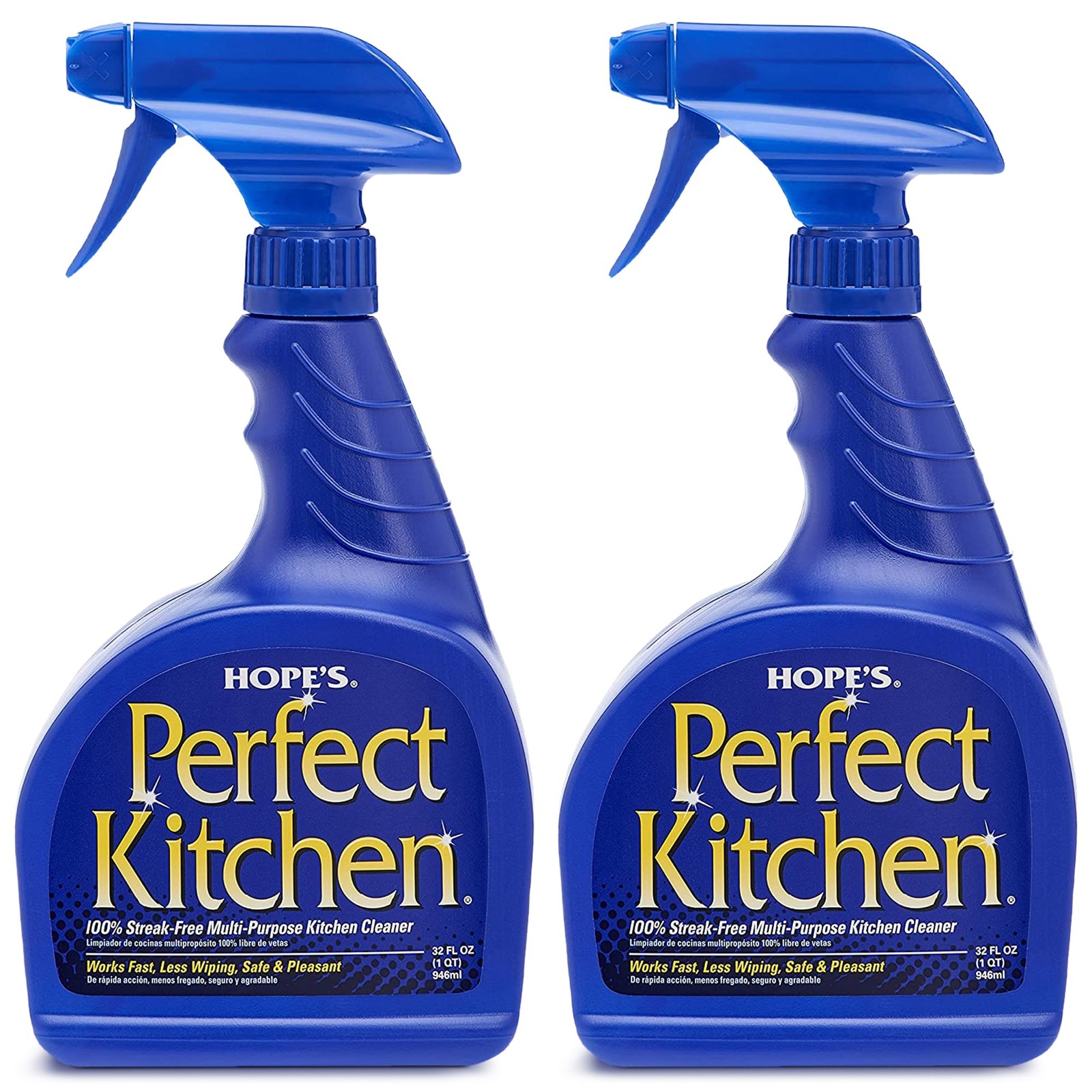 HOPE’S Perfect Kitchen Cleaner Spray – 32 Oz 32 Fl (Pack of 2), 32 Ounce