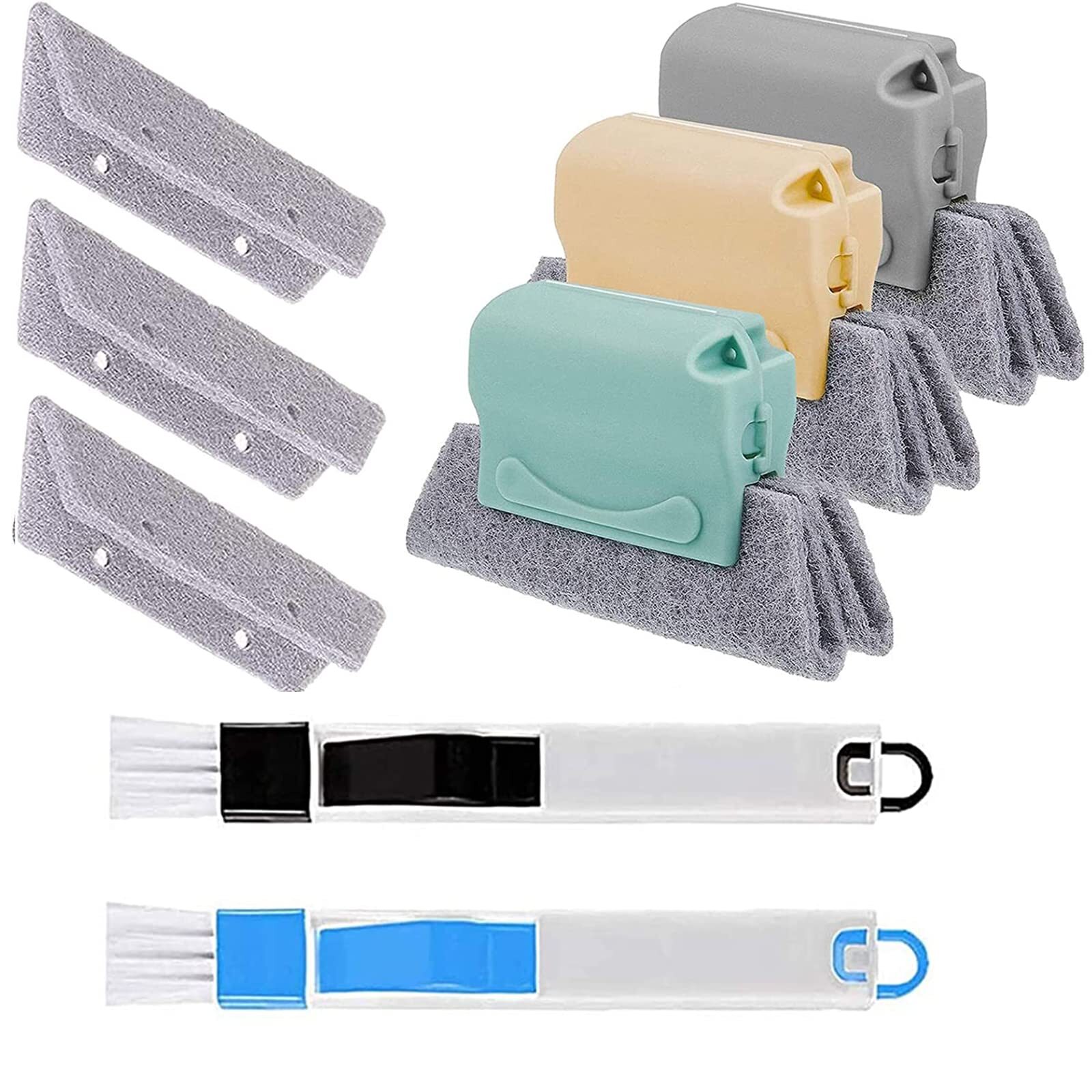 Door Window Track Cleaning Tools Groove Corner Crevice Cleaning Brushes