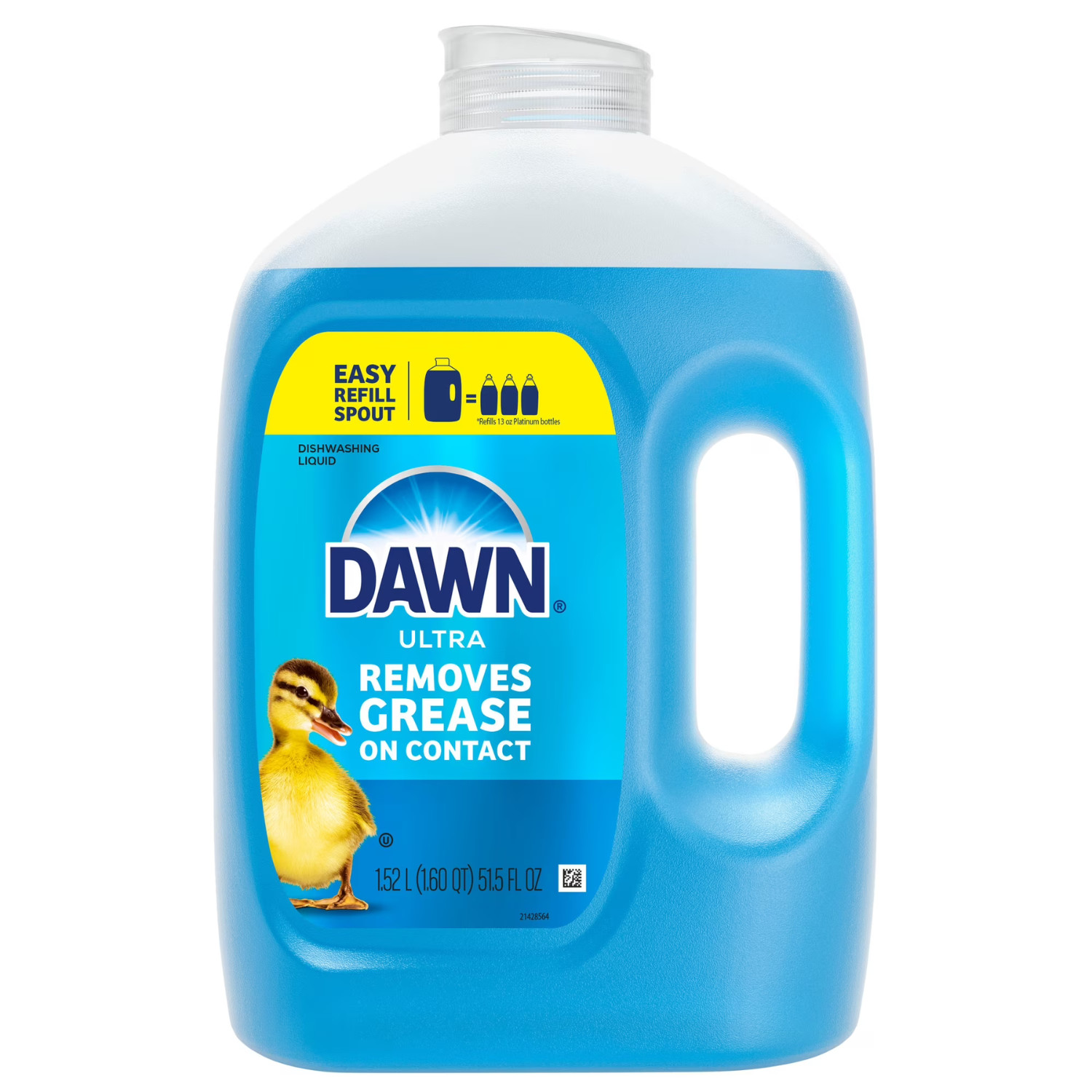 (4 Pack) Dawn Ultra Refill Jug Dish Soap Original, 51.5oz