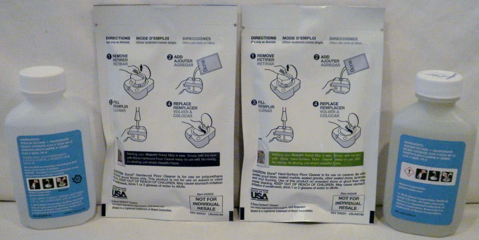 iRobot Mops Cleaning Agent Bona Hard Floor Cleaner Bona Hard Surface Floor Clean