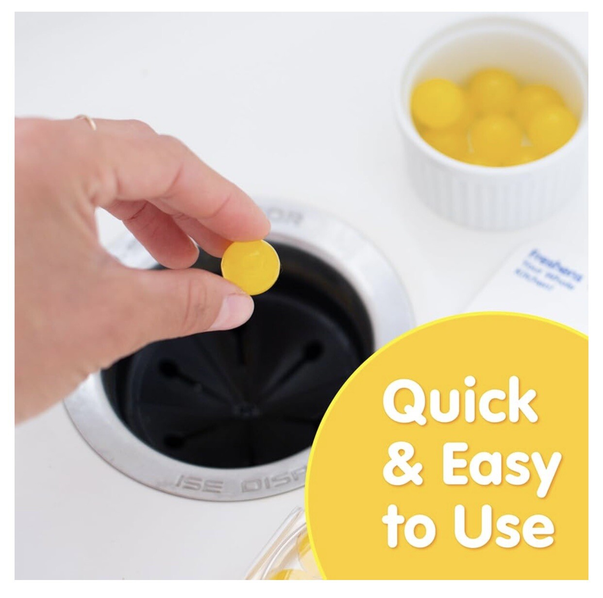 Plink Garbage Disposer Freshener and Cleaner Sink Disposal Odor Eliminator 80ct