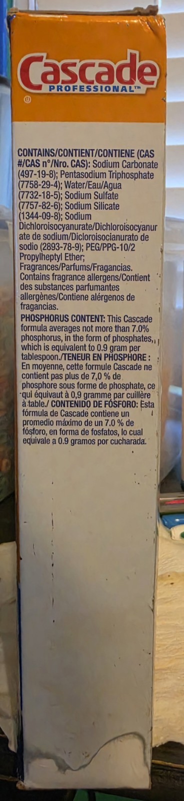 Cascade Professional Fryer Boil Out Powder Dishwasher Detergent 5.3 # 85 OZ
