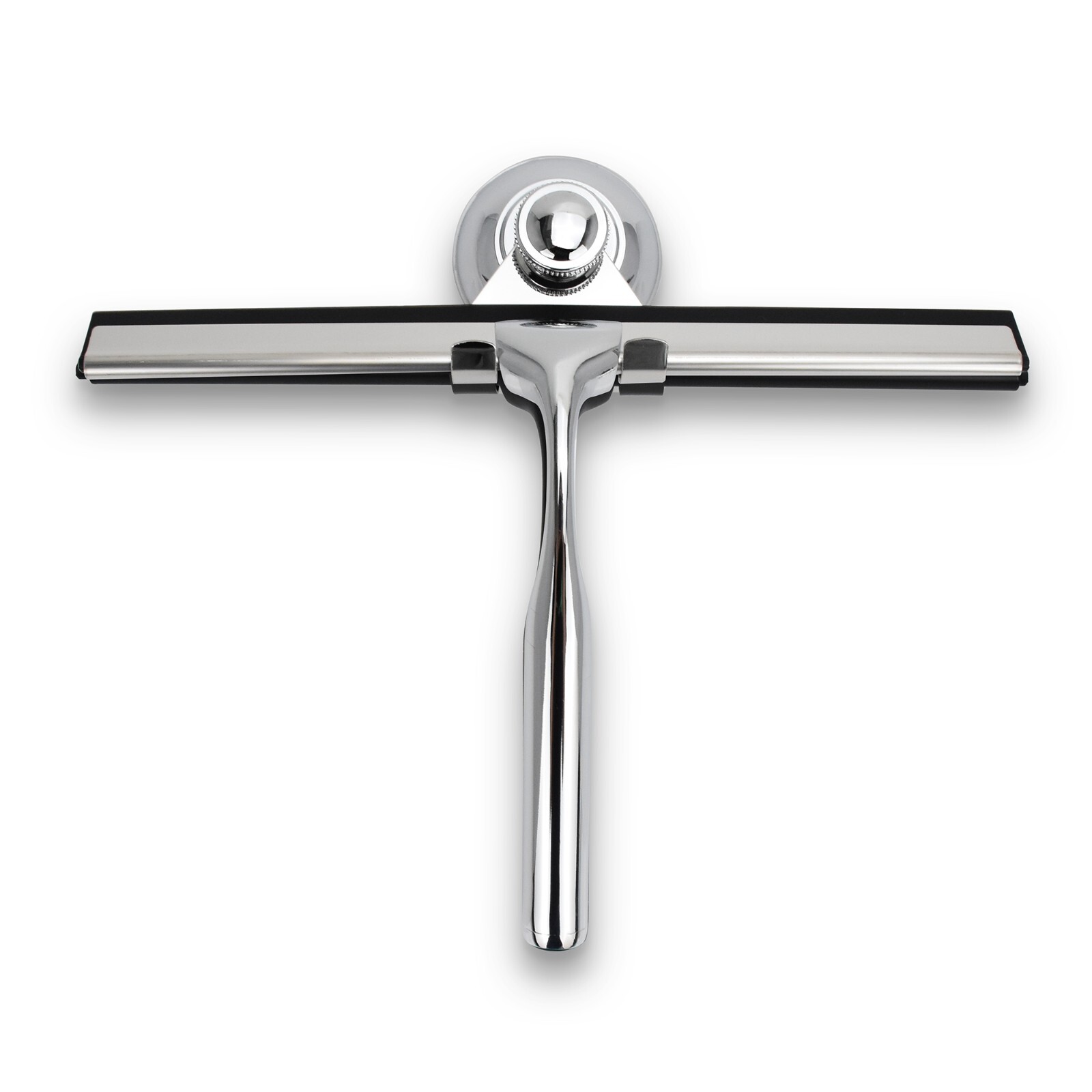 Squeegee for Shower Glass Door 10″ Silicone Blade Stainless Steel Chrome Handle