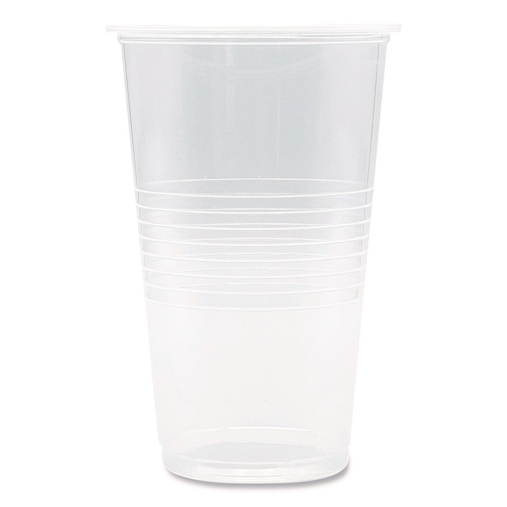 Boardwalk TRANSCUP20PK 20 oz. Translucent Plastic Cold Cups – Clear (50/PK) New