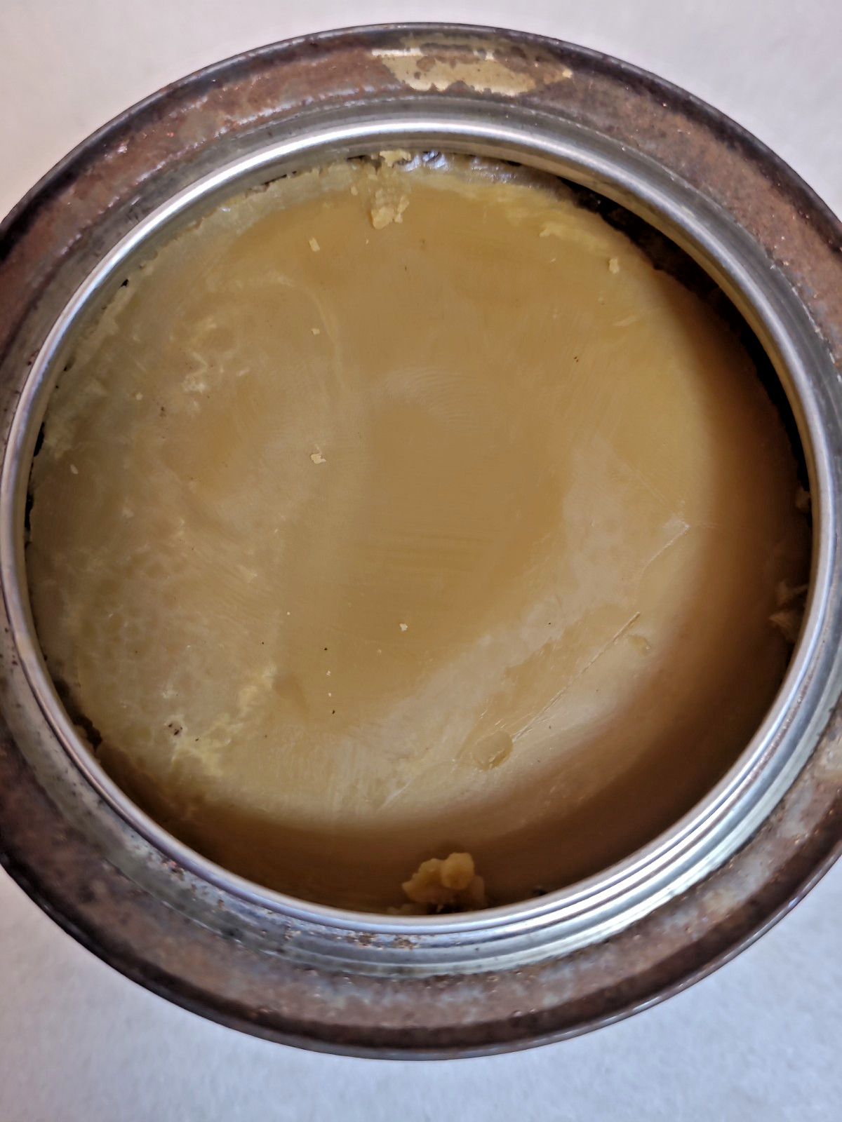 SC Johnson Paste Wax Original Discontinued Formula 1lb Can 90%+ Full, 19+oz