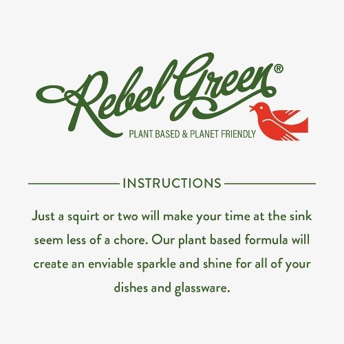 Rebel Green Liquid Dish Soap – Orange Chamomile – 2ct