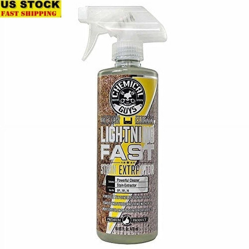 Lightning Fast Carpet Upholstery Stain Extractor Cleaner 16oz Super Powerful New
