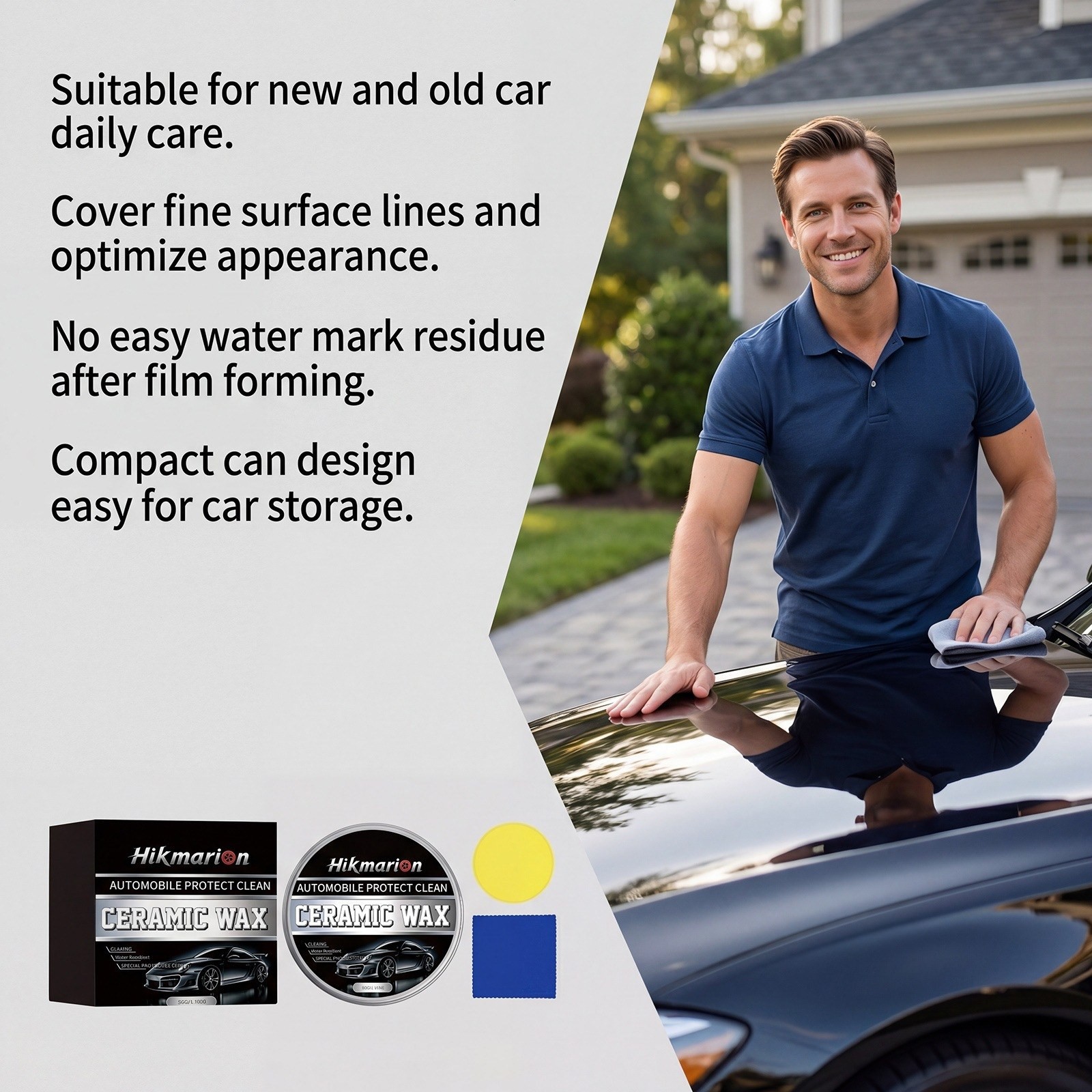Unbranded Car Maintenance Wax Polish Shine Protectant 16 oz New