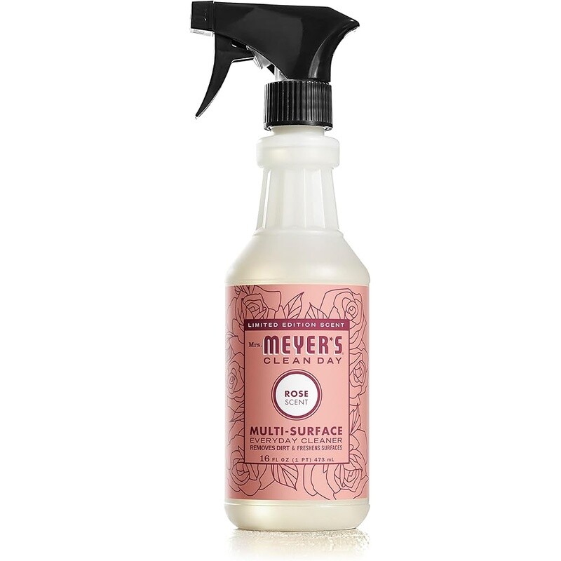 All Purpose Cleaner Spray Rose Scented Non-Porous Surface Cruelty Free 16oz New