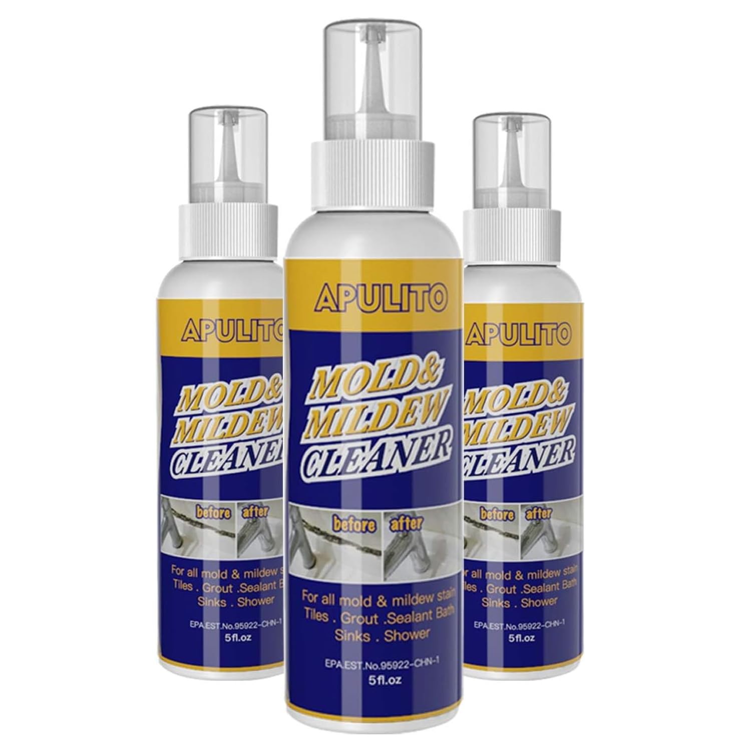 Household Cleaner Gel for Stains – Long-Lasting Bathroom, Kitchen, Sink & Til…