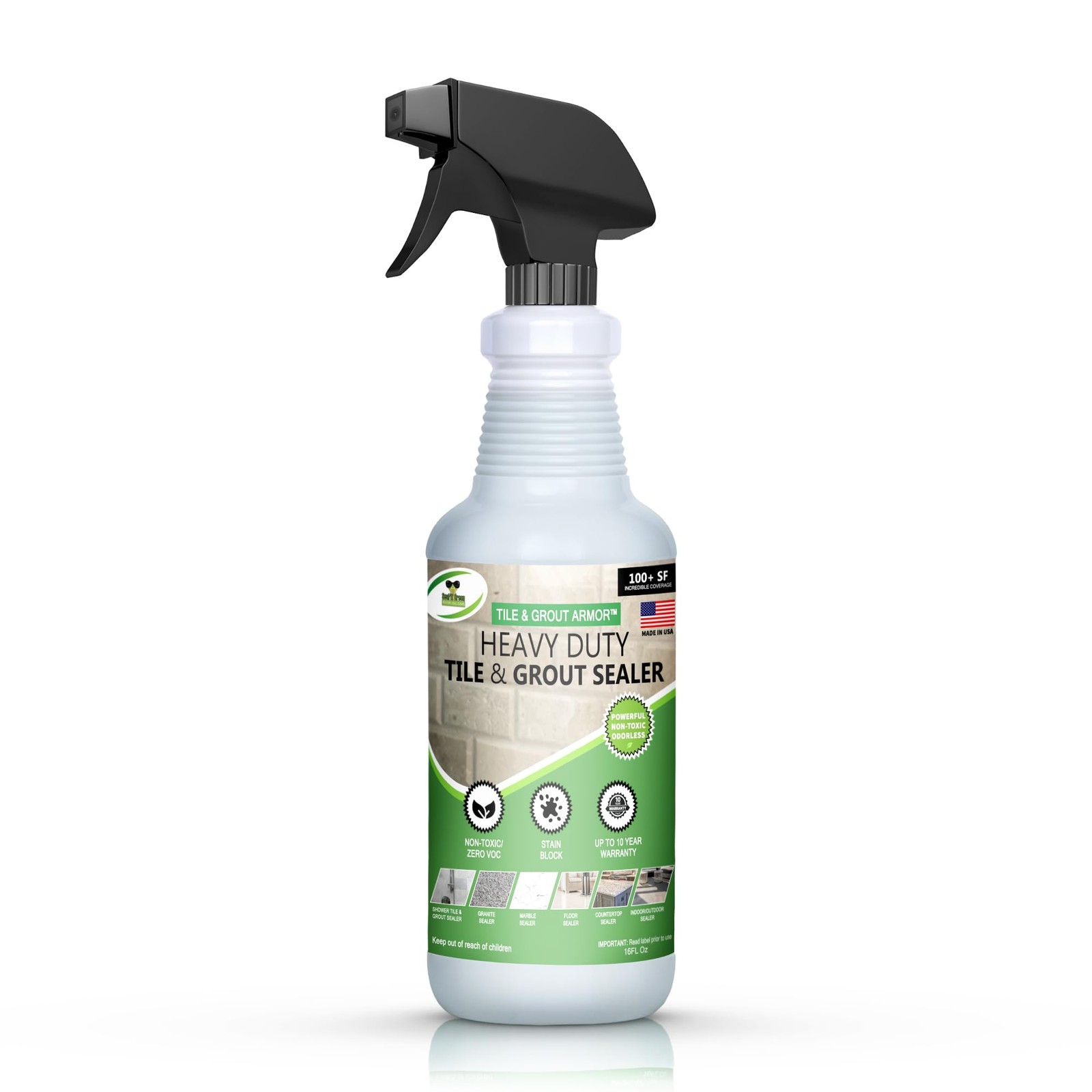 Xtreme-Heavy Duty Pro Strength Grout Sealer. Non Toxic-VOC Free & Odorless.Se…