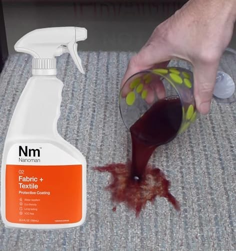 Fabric & Textile Protector Spray – Invisible, Waterproof, Stain-Resistant, Eco-F
