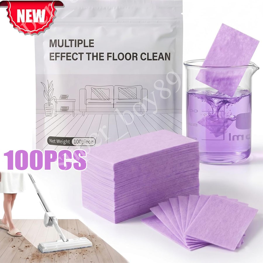 100pcs Multi-surface Floor Cleaning Tablets,Multiple Effect the floors Clean ~US