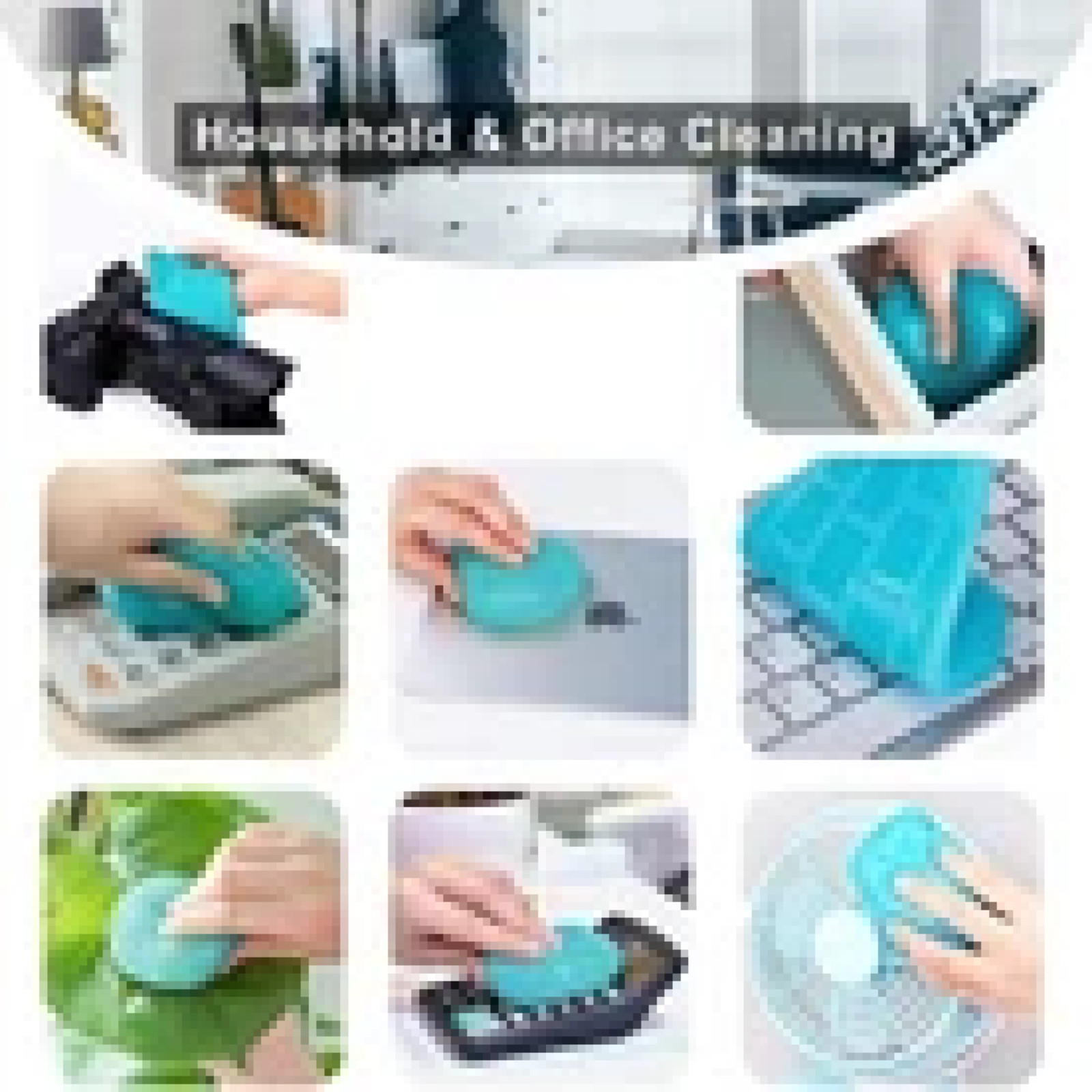 2 Pack Cleaning Gel for Car Detailing Putty Car Vent Keyboard Cleaner