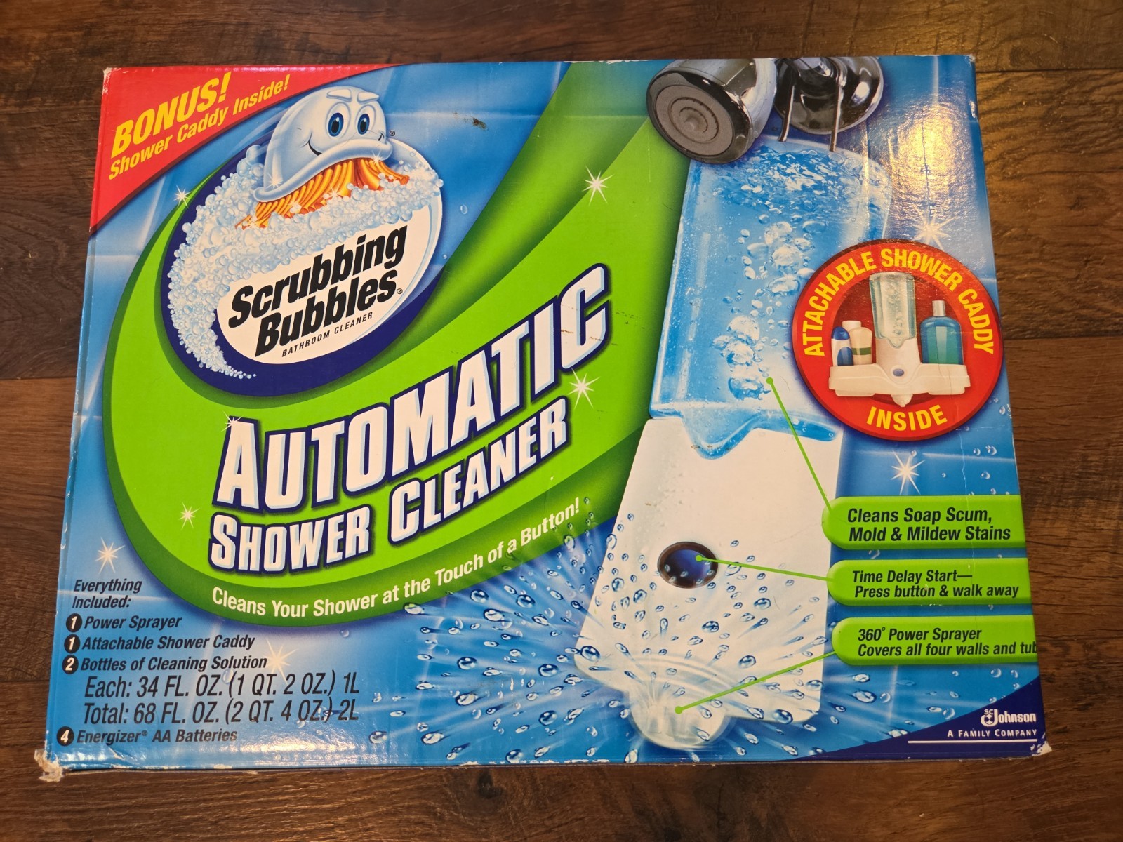 Scrubbing Bubbles Automatic Shower Cleaner Starter Kit with 2 Refills
