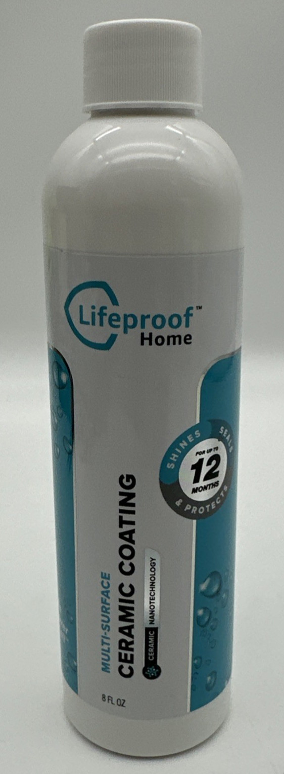 Lifeproof Home Multisurface Ceramic Nanotechnology Coating 8oz Refill New Sealed