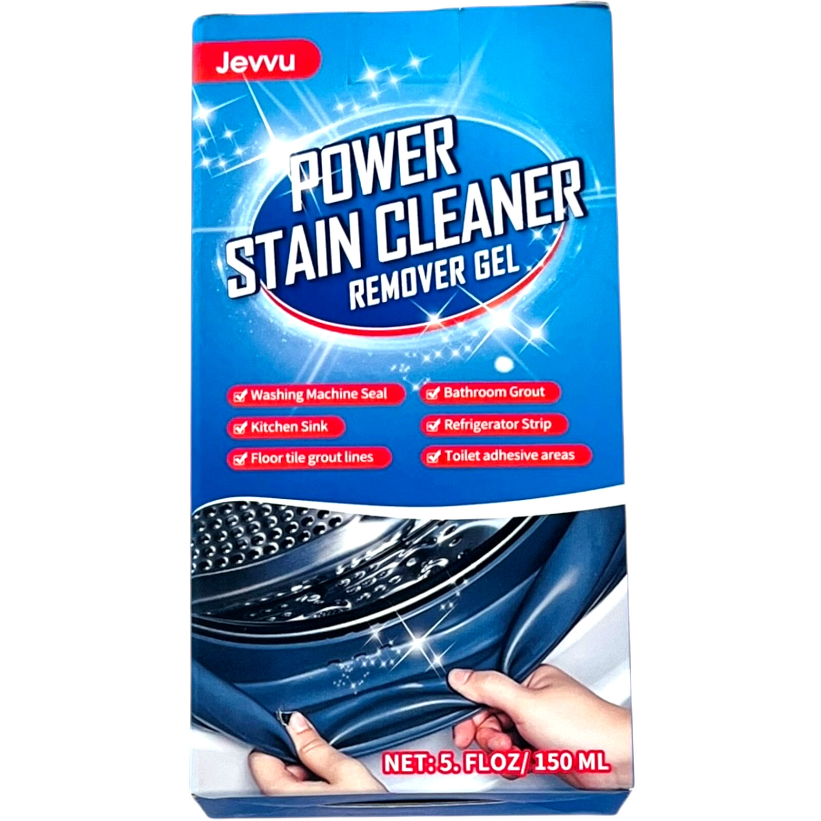 Power Stain Remover Gel by Jevvu – Home Deep Cleaner 5 oz