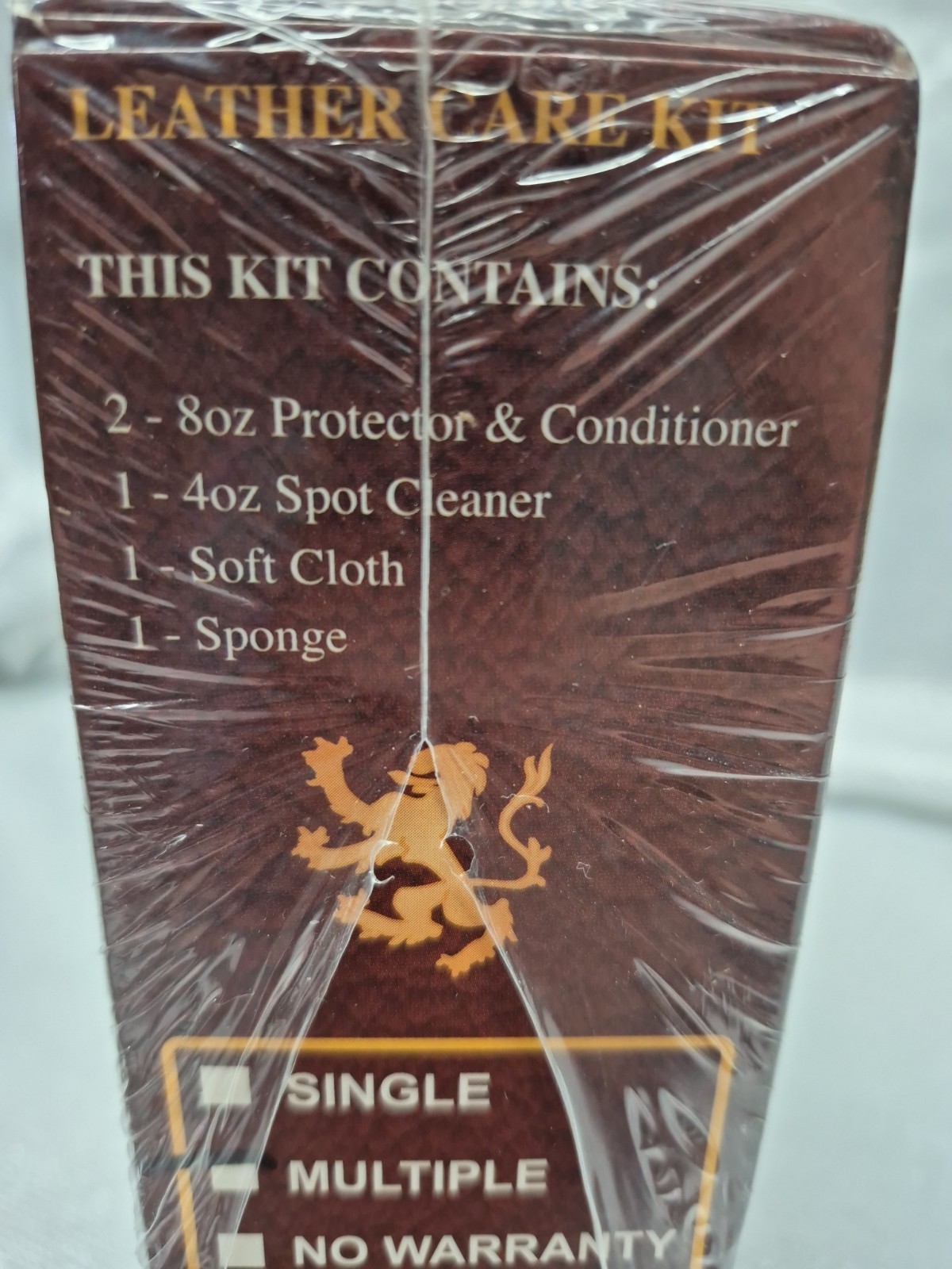 5 Piece Ultra Shield Leather Care Kit Cleaner & Conditioner NEW Sealed In Box