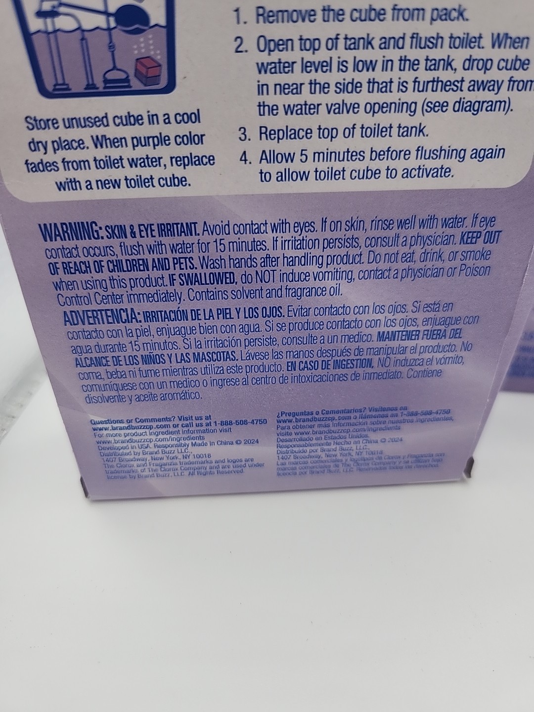 3x Lot Boxes Clorox Automatic Toilet Bowl Cleaner Lavender Bleach Free