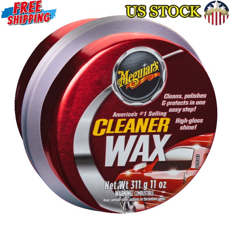New Easy Application Cleaner Wax Paste Cleans Shines Protects Glossy Finishes