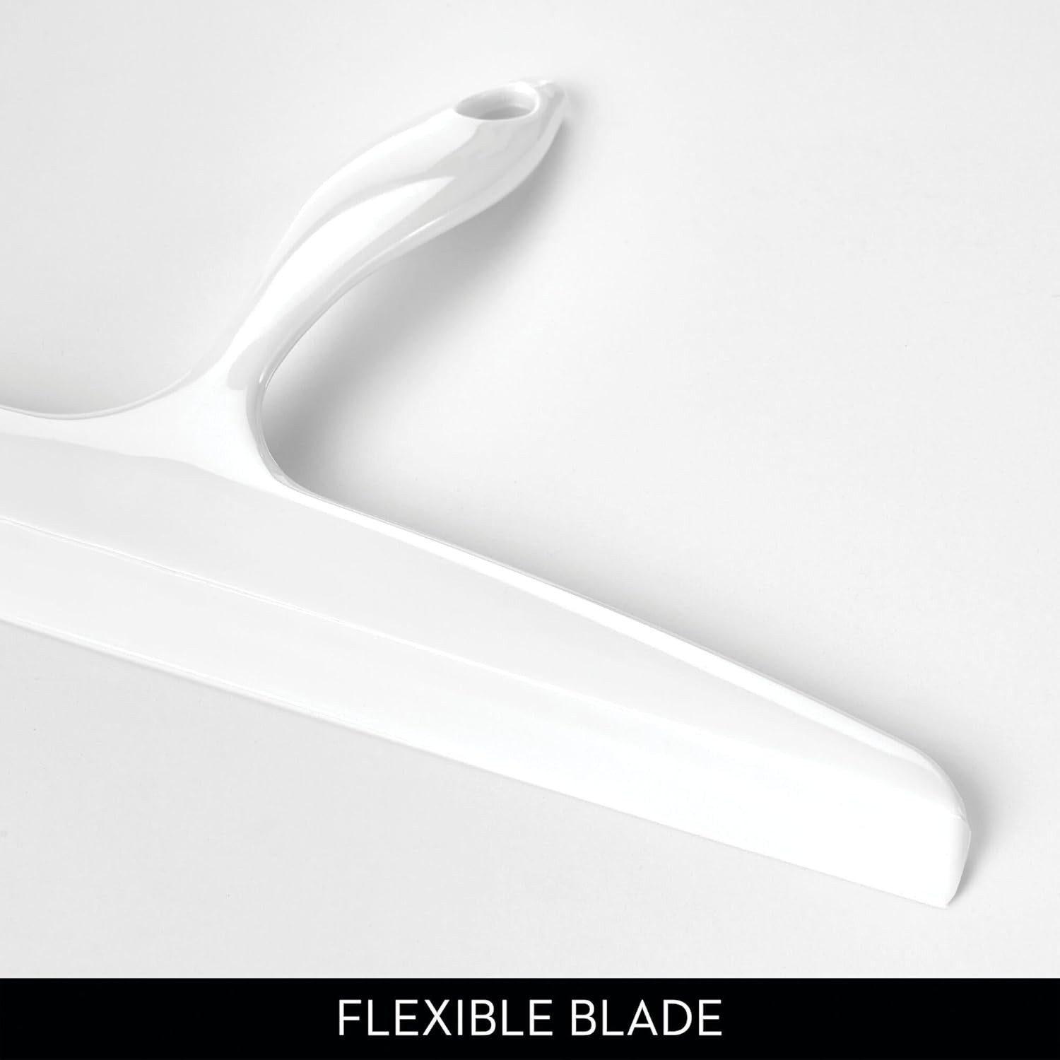 Convenient and Stylish Clara 12″ Shower Squeegee – Hooks Up for Easy Access!